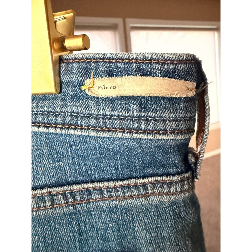 Pilcro Hyphen Women's Jeans Size 30 Blue Wash Straight Leg Denim - Picture 5 of 11